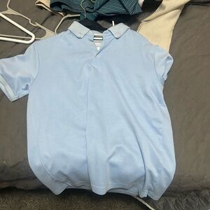 Denim & Flower Light Blue Polo Shirt